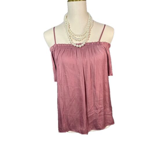 Women's Charlotte Russe Blouse, Size S, Dusty‎ Rose - Picture 1 of 7